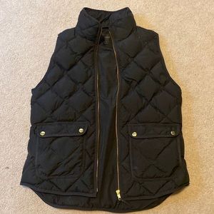 J. Crew Black Vest